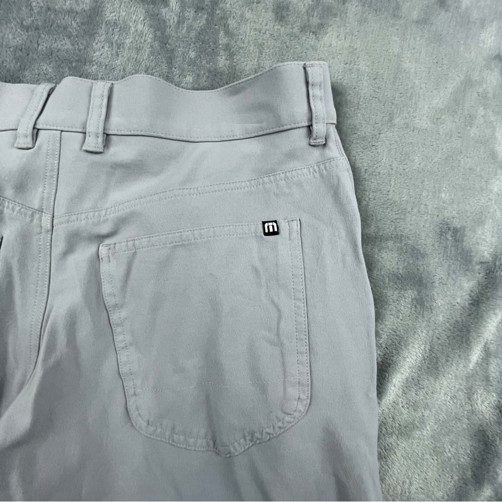 Travis Mathew Light Gray Performance Stretch Casu… - image 5